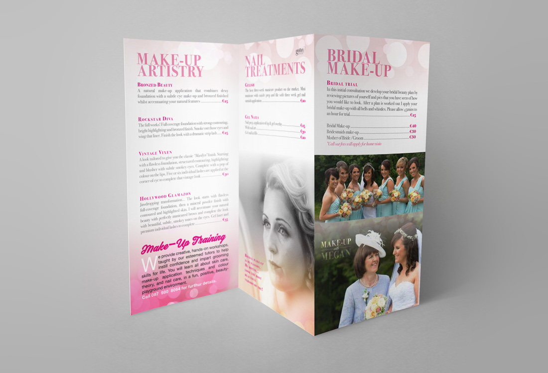 Make-Up With Megan brochure