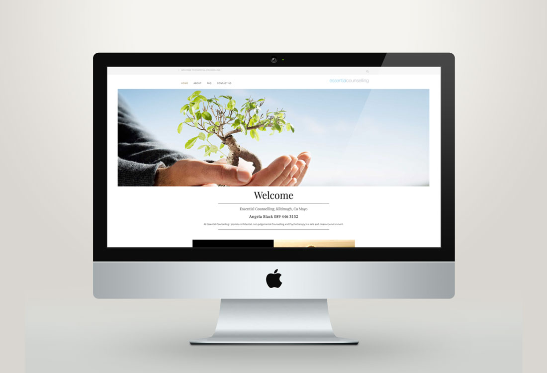Essential Counselling Website design